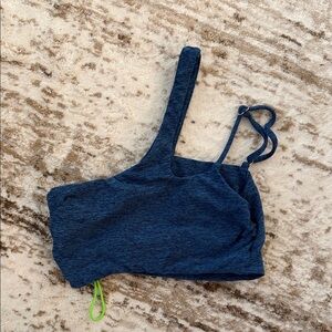 Bombshell toggle Asymmetric Strappy Crop Top